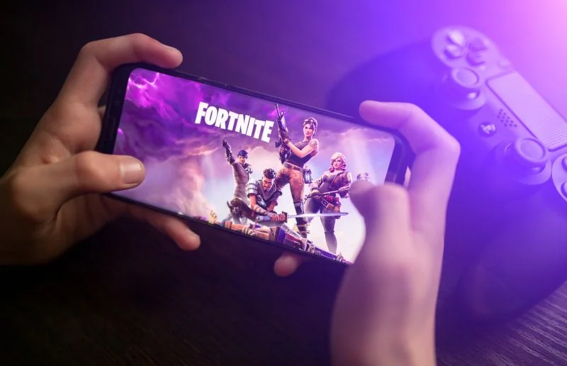 Fortnite action scene